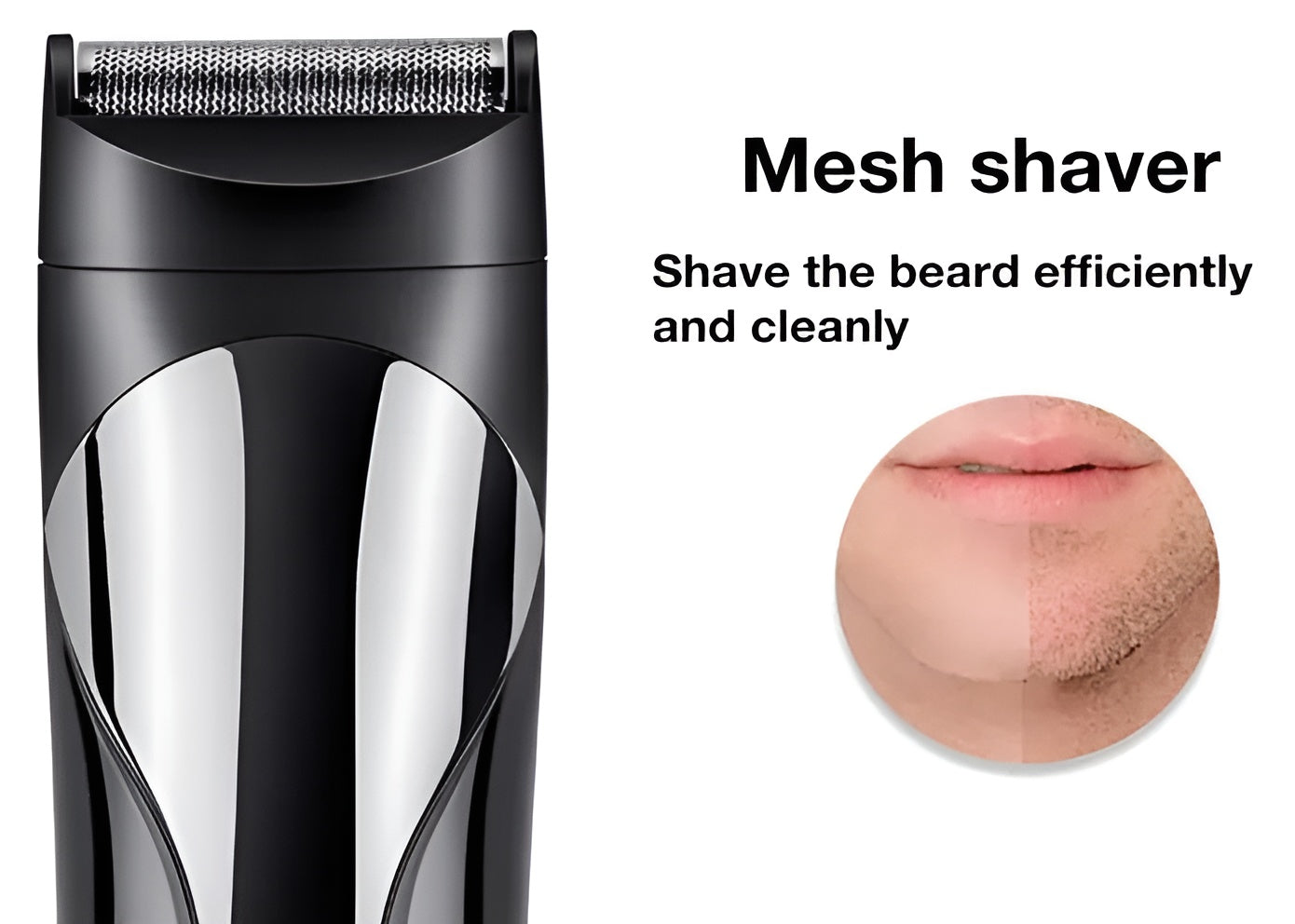 SHIINON SH-1711, Face, Hair and Body - Multi Grooming Kit sh 1711 Hair Trimmer, Beard Trimmer, Ear & Nose Trimmer Head Shaver Full Body Grooming Kit (random color)