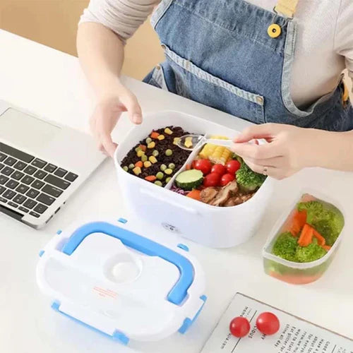 🔥Electric Heating Lunch Box – Portable Self-Heating Food Warmer | Free Delivery | Ably Mart