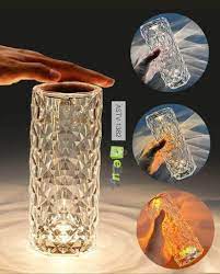 🔥 Crystal Diamond Touch Lamp – RGB Colors | Remote Control | Rechargeable LED Light | Free Delivery | Ably Mart