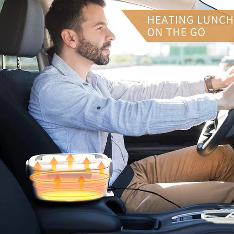 🔥Electric Heating Lunch Box – Portable Self-Heating Food Warmer | Free Delivery | Ably Mart