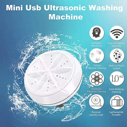 🔥 Portable Mini Washing Machine – Fast Cleaning | Compact Design | Easy to Use