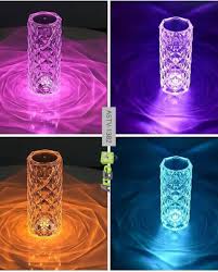 🔥 Crystal Diamond Touch Lamp – RGB Colors | Remote Control | Rechargeable LED Light | Free Delivery | Ably Mart