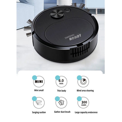 🔥Automatic Vacuum Sweeping Robot – Smart Cleaning | Powerful Suction | Wireless Auto Cleaner